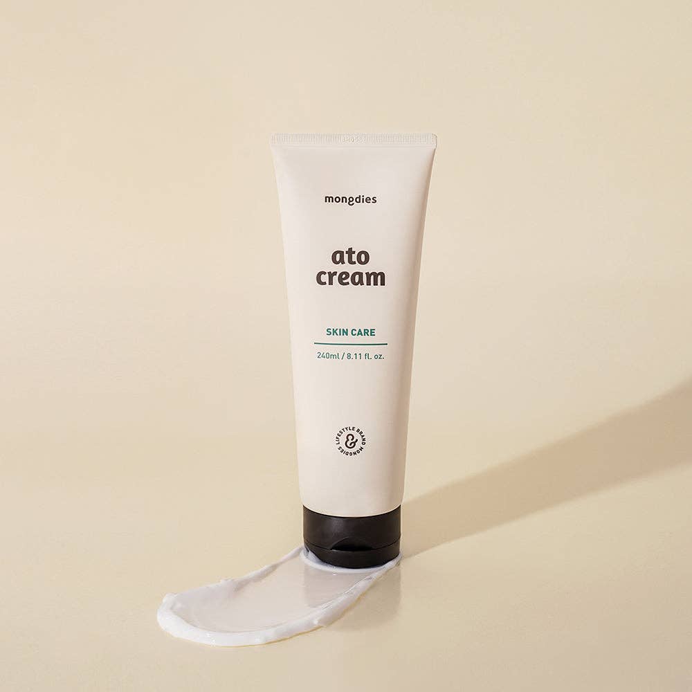 Mongdies Baby Ato Cream 240ml | 200-Hour Moisture Lock | 6 Ceramides | For Delicate Newborn Skin