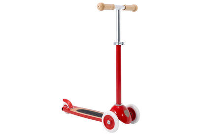 BANWOOD 3-WHEEL SCOOTER VINTAGE - RED
