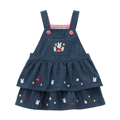 Tiered Ruffle Jumper Dress