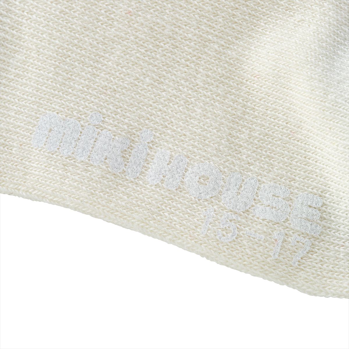 MIKI HOUSE Bear and Friends High Socks - Ivory