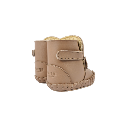Kapi Exclusive Booties | Mouse | Praline Leather - Praline Leather