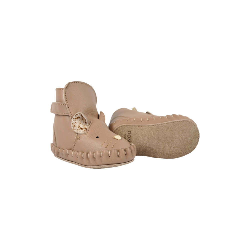 Kapi Exclusive Booties | Mouse | Praline Leather - Praline Leather