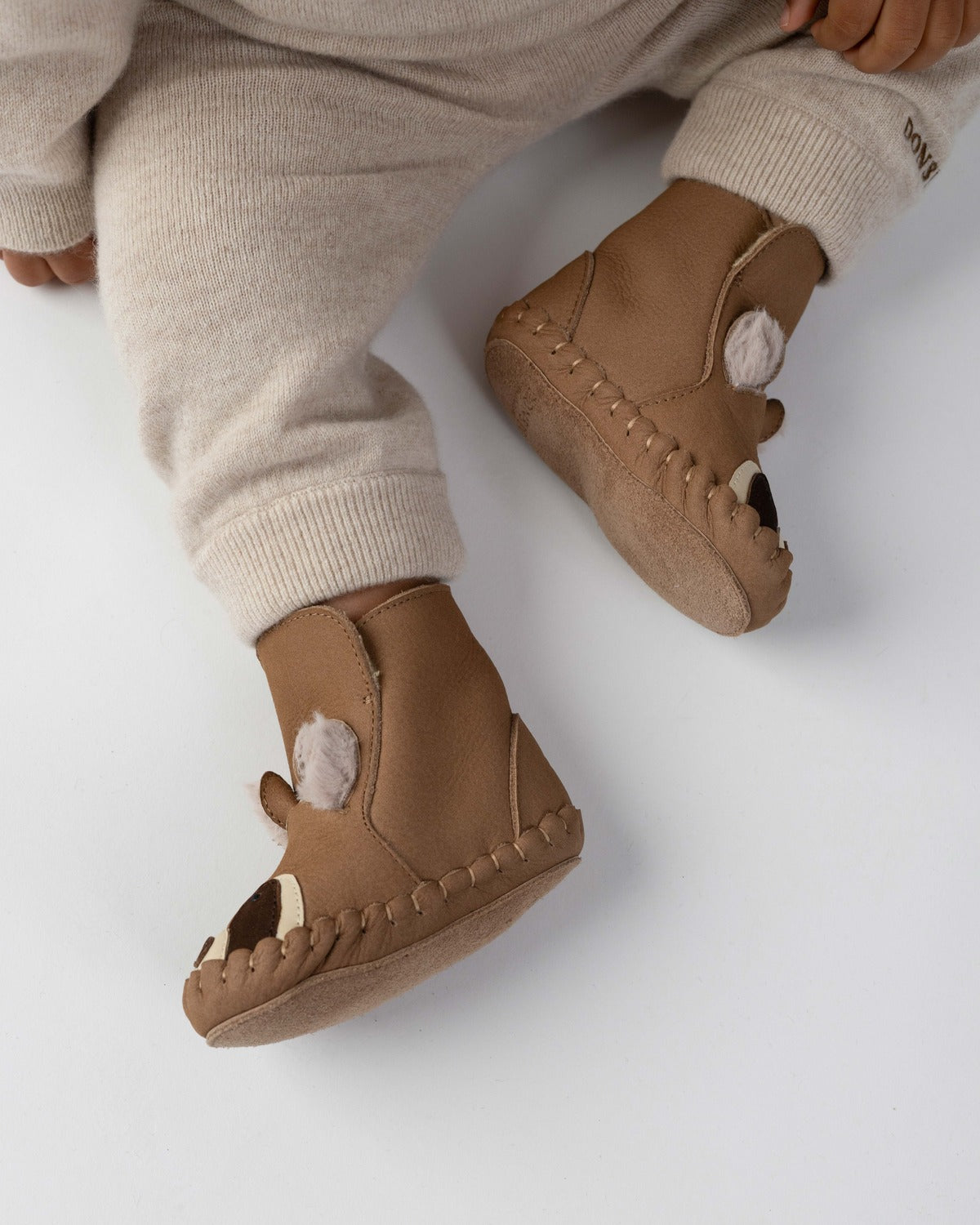Kapi Exclusive Booties | Raccoon | Truffle Nubuck - Truffle Nubuck