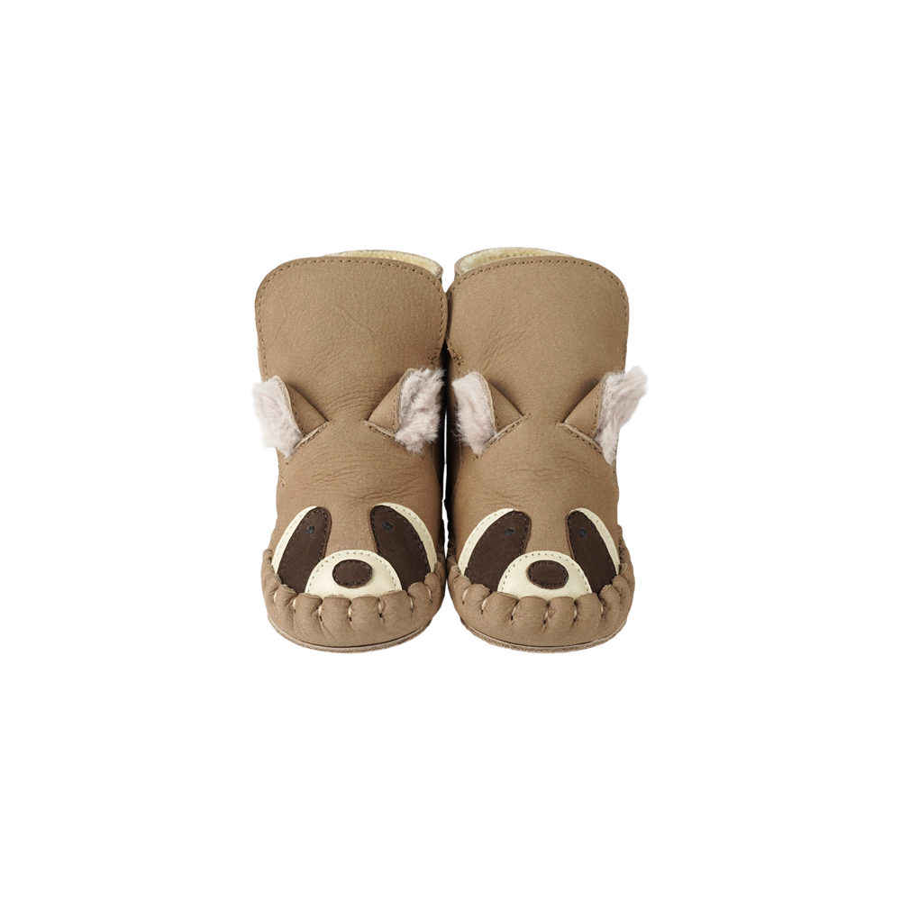 Kapi Exclusive Booties | Raccoon | Truffle Nubuck - Truffle Nubuck