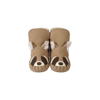 Kapi Exclusive Booties | Raccoon | Truffle Nubuck - Truffle Nubuck