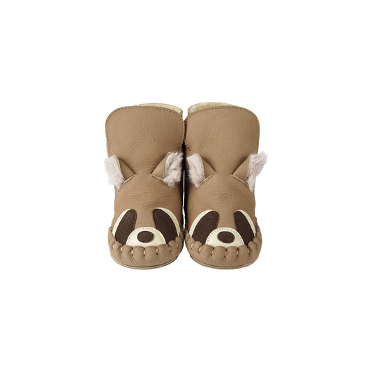 Kapi Exclusive Booties | Raccoon | Truffle Nubuck - Truffle Nubuck