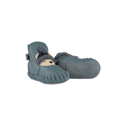 Junus Booties | Polar Bear | Blue Stone Leather - Blue Stone Leather