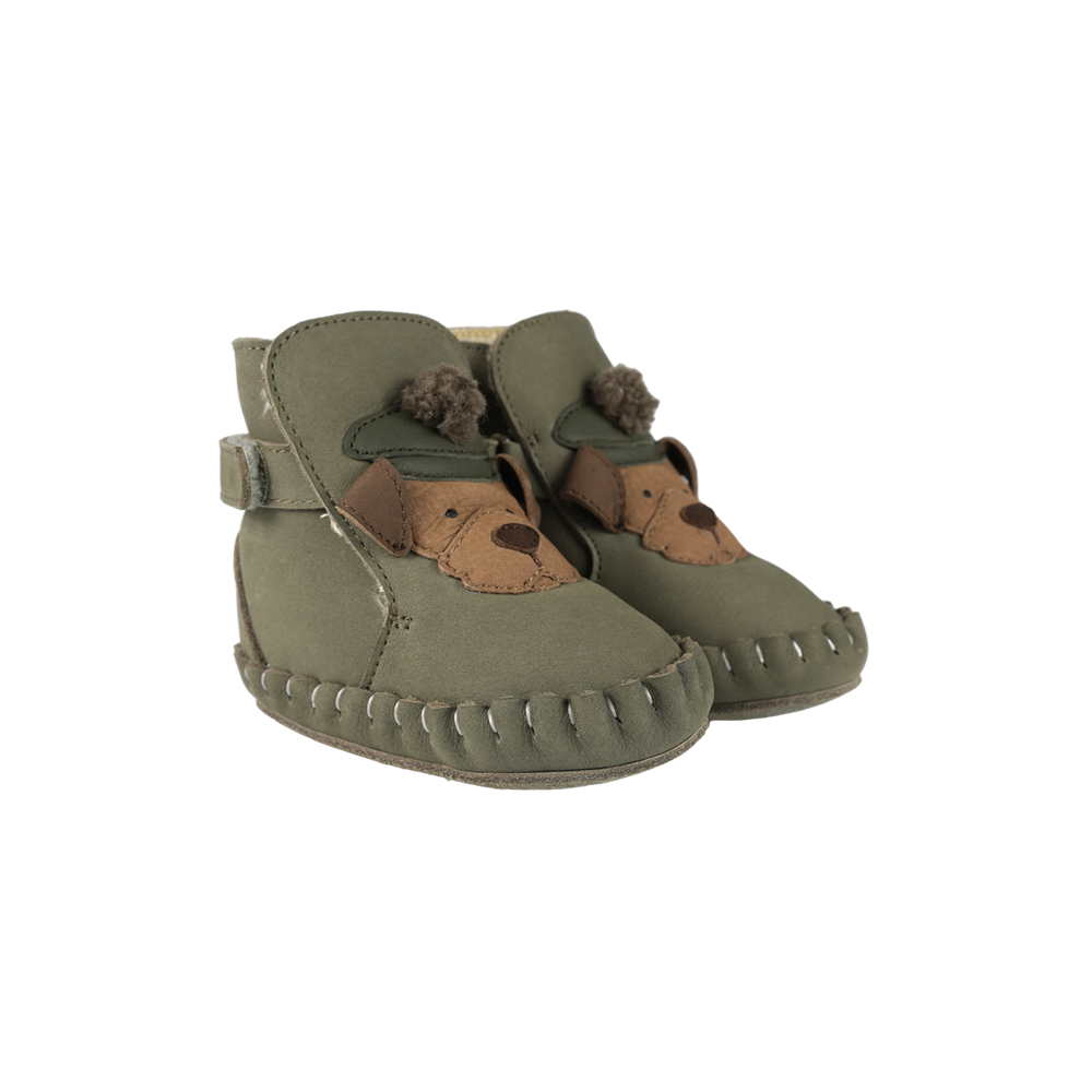 Junus Booties | Terrier | Stone Nubuck - Stone Nubuck
