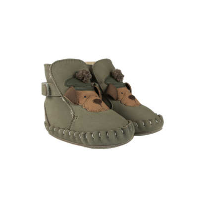 Junus Booties | Terrier | Stone Nubuck - Stone Nubuck