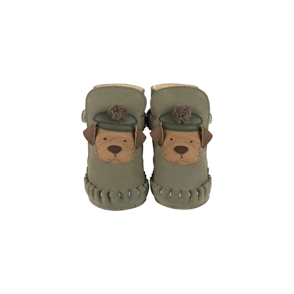 Junus Booties | Terrier | Stone Nubuck - Stone Nubuck