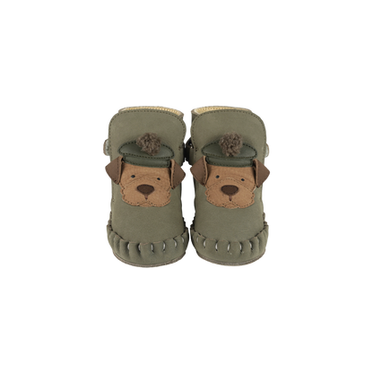 Junus Booties | Terrier | Stone Nubuck - Stone Nubuck