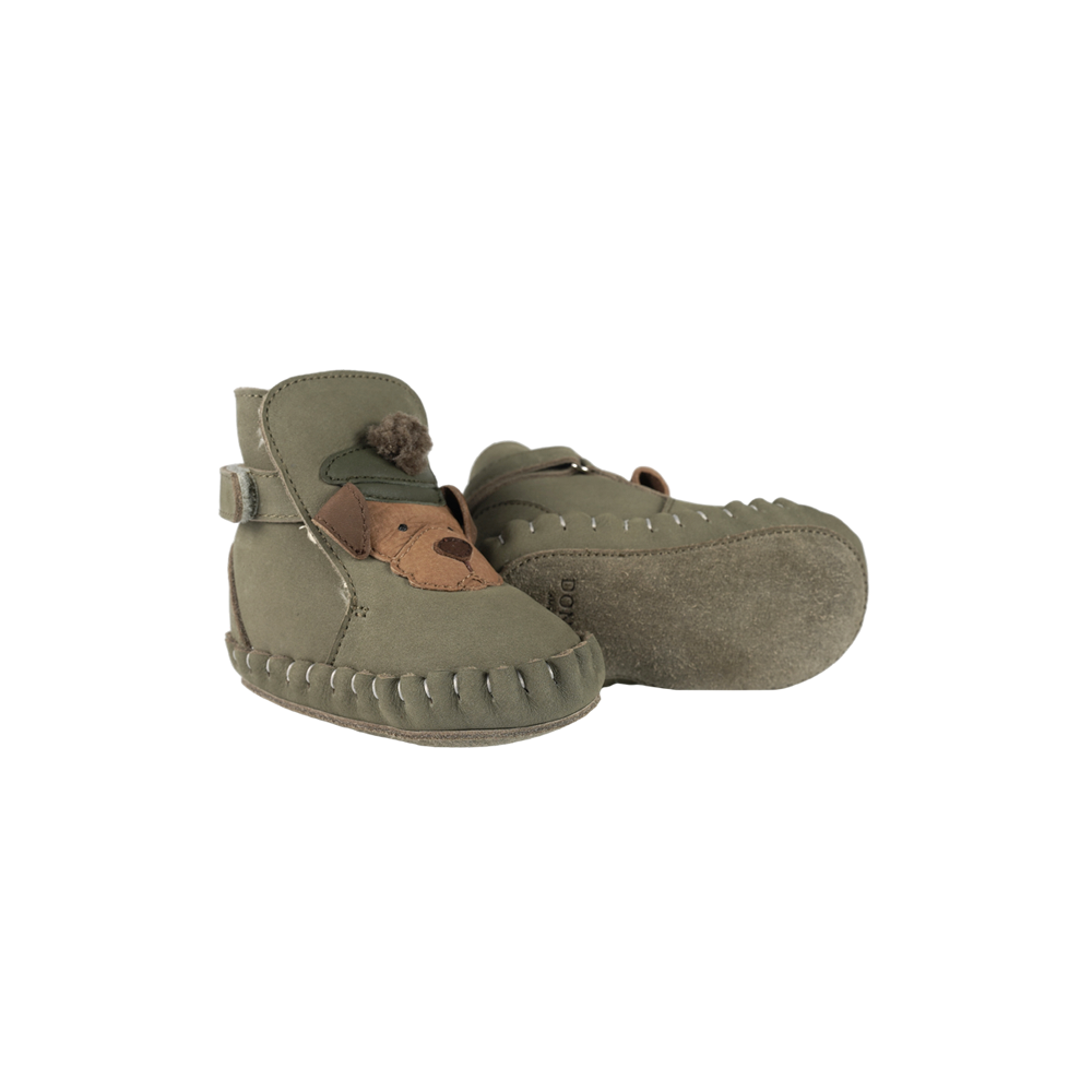 Junus Booties | Terrier | Stone Nubuck - Stone Nubuck