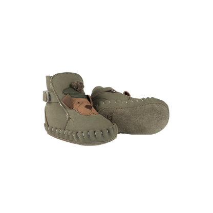 Junus Booties | Terrier | Stone Nubuck - Stone Nubuck