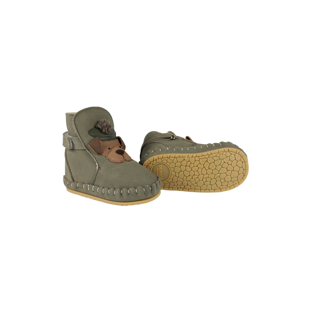 Junus Booties | Terrier | Stone Nubuck - Stone Nubuck