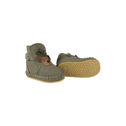 Junus Booties | Terrier | Stone Nubuck - Stone Nubuck
