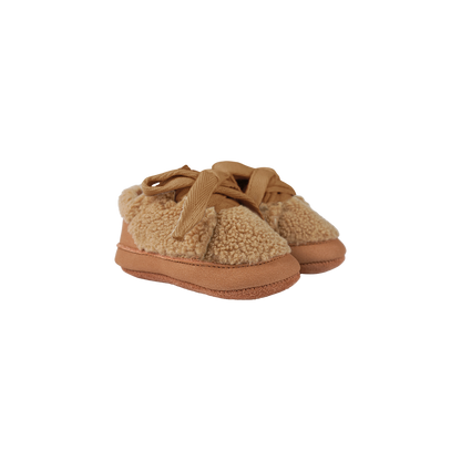 Rije Sneakers | Light Maple Curly Faux Fur - Light Maple Curly Faux Fur