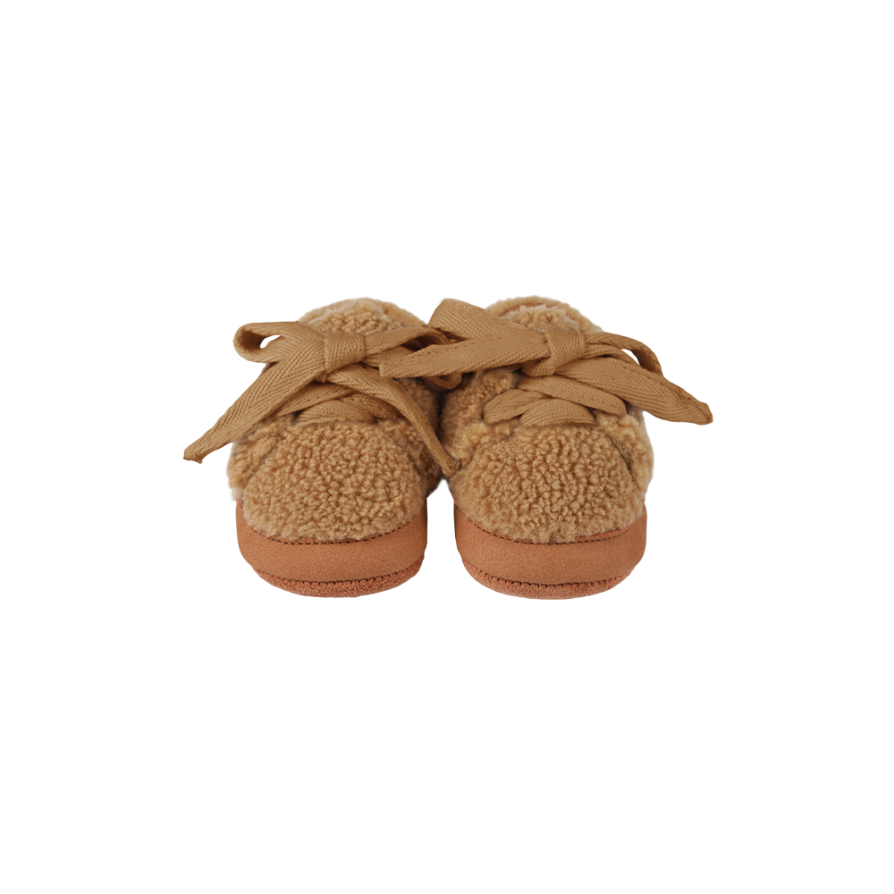 Rije Sneakers | Light Maple Curly Faux Fur - Light Maple Curly Faux Fur