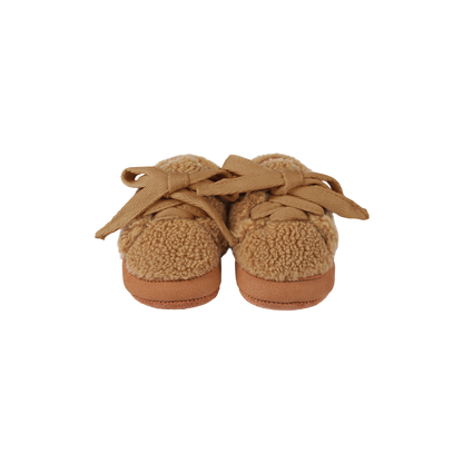 Rije Sneakers | Light Maple Curly Faux Fur - Light Maple Curly Faux Fur