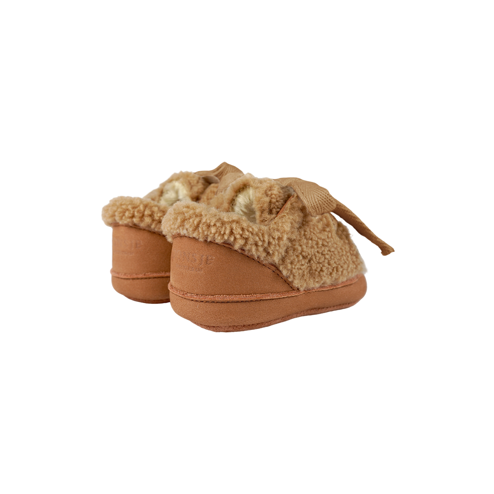 Rije Sneakers | Light Maple Curly Faux Fur - Light Maple Curly Faux Fur