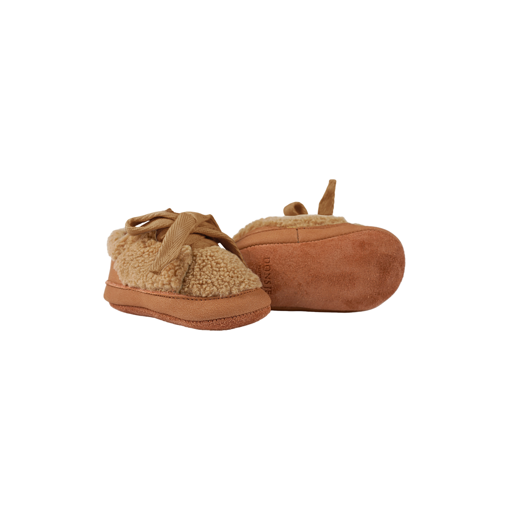 Rije Sneakers | Light Maple Curly Faux Fur - Light Maple Curly Faux Fur