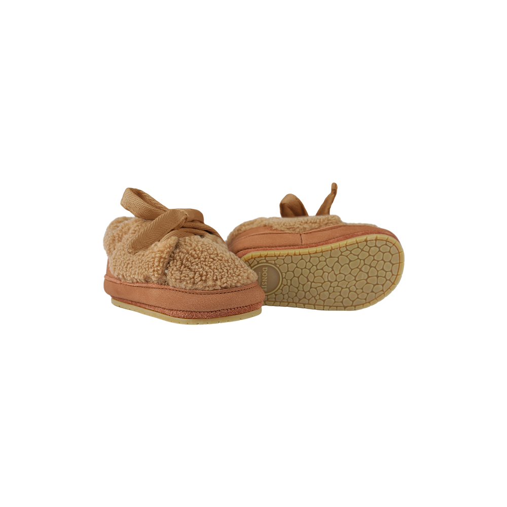 Rije Sneakers | Light Maple Curly Faux Fur - Light Maple Curly Faux Fur