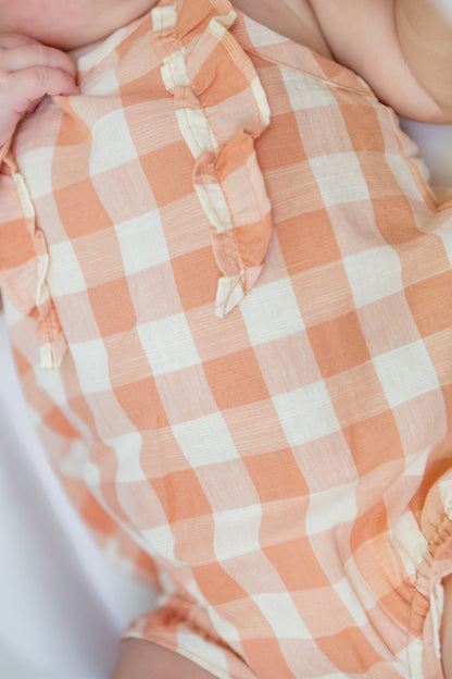 Checkmate Flutter One-Piece - Melon
