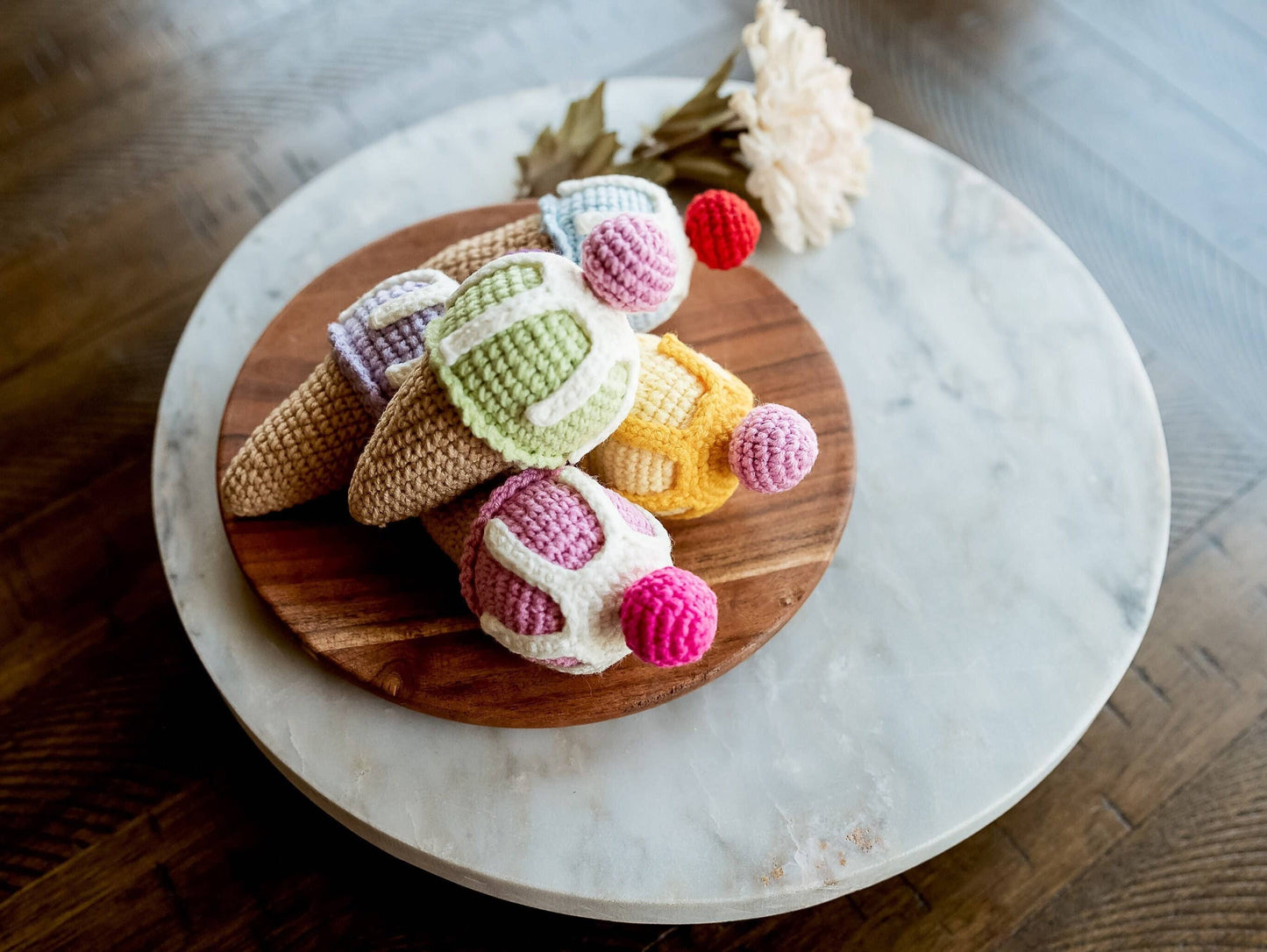 Ice Cream Montessori Toy: 1 pink ice cream