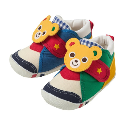 So Daring First Walker Shoes - Red & Yellow