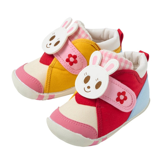 So Daring First Walker Shoes - White & Pink