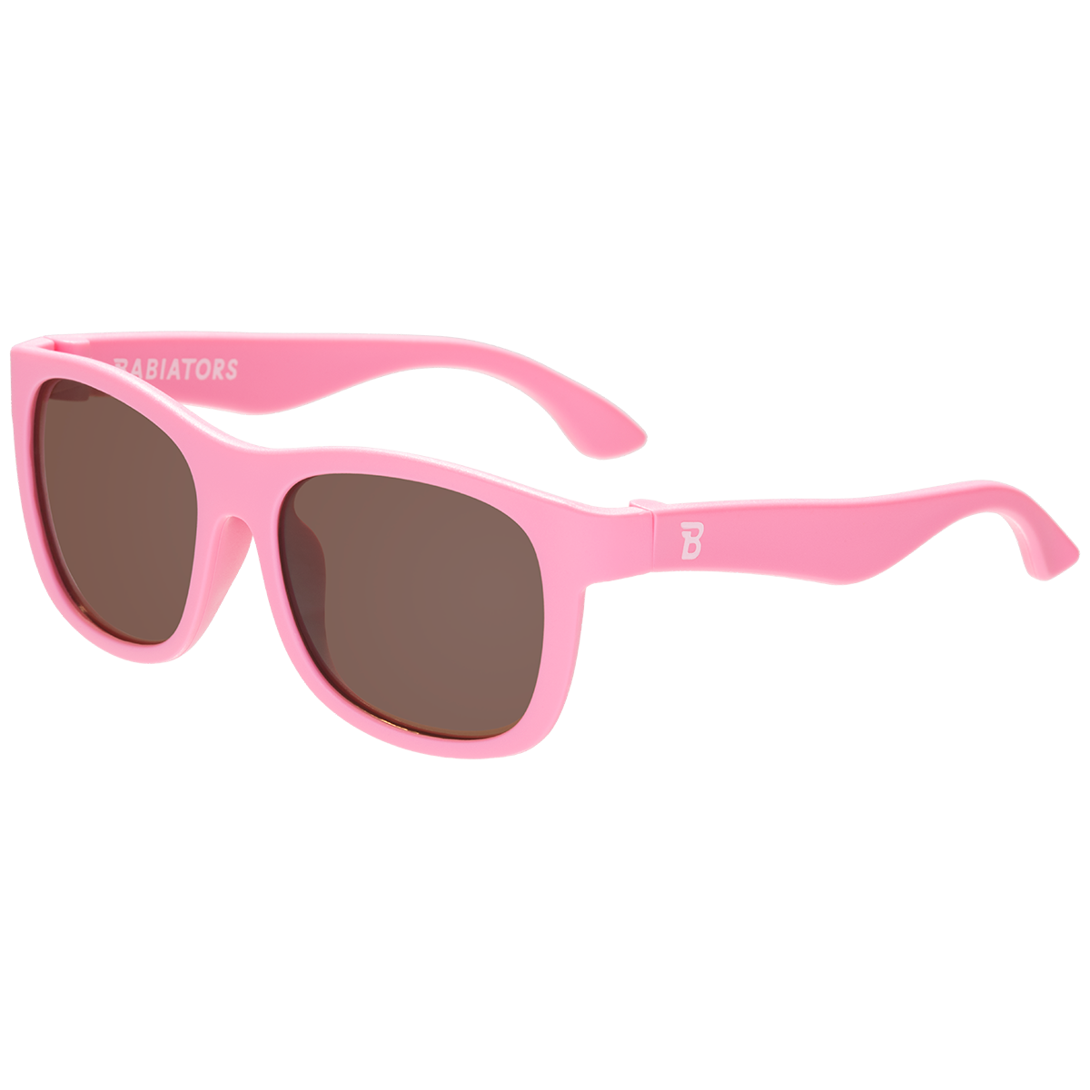 Candy Pink Navigator Sunglasses with Amber Lenses