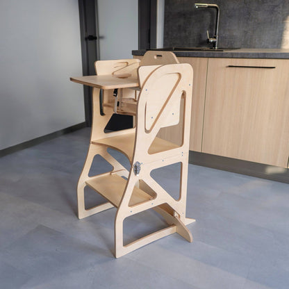 Transformable Kitchen Tower Securestep, Highchair+Tray Combo