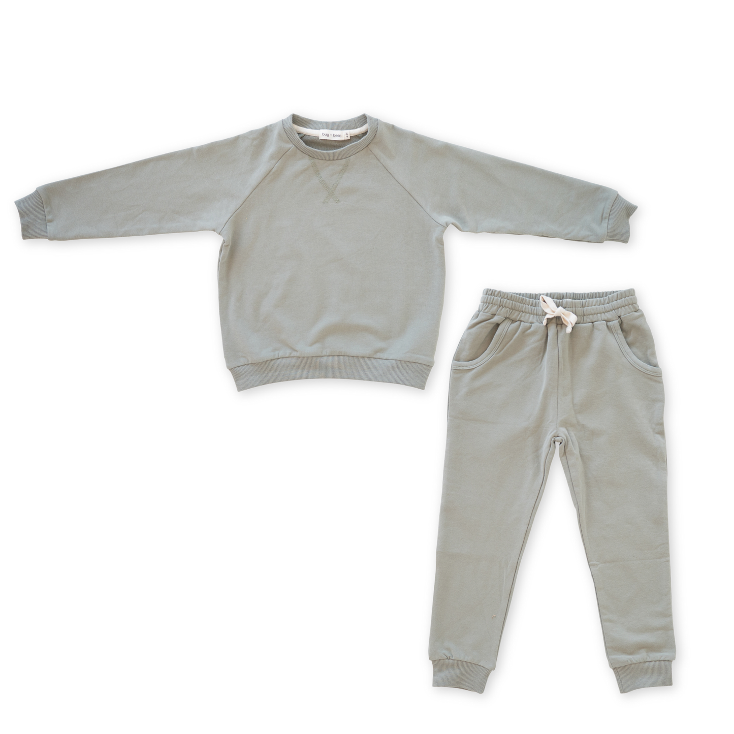 Sweatshirt + Jogger Matching Set | Sage: 6-7y