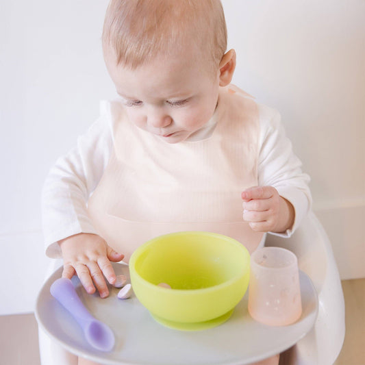 Silicone Bib: Coral / 1PK
