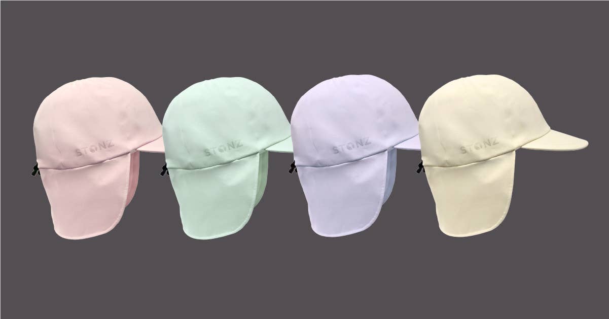 SS26 Flap Cap Sun Hat with UPF 50+ fabric