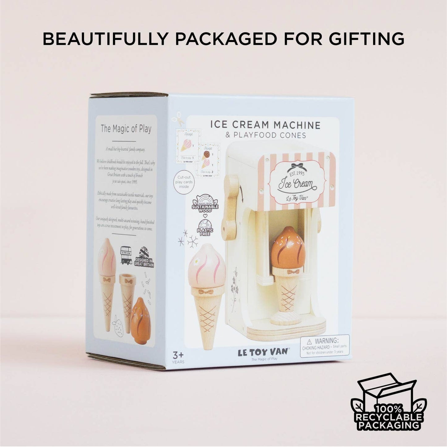 Ice Cream Machine & Play Food Cones