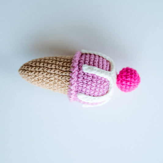 Ice Cream Montessori Toy: 1 pink ice cream