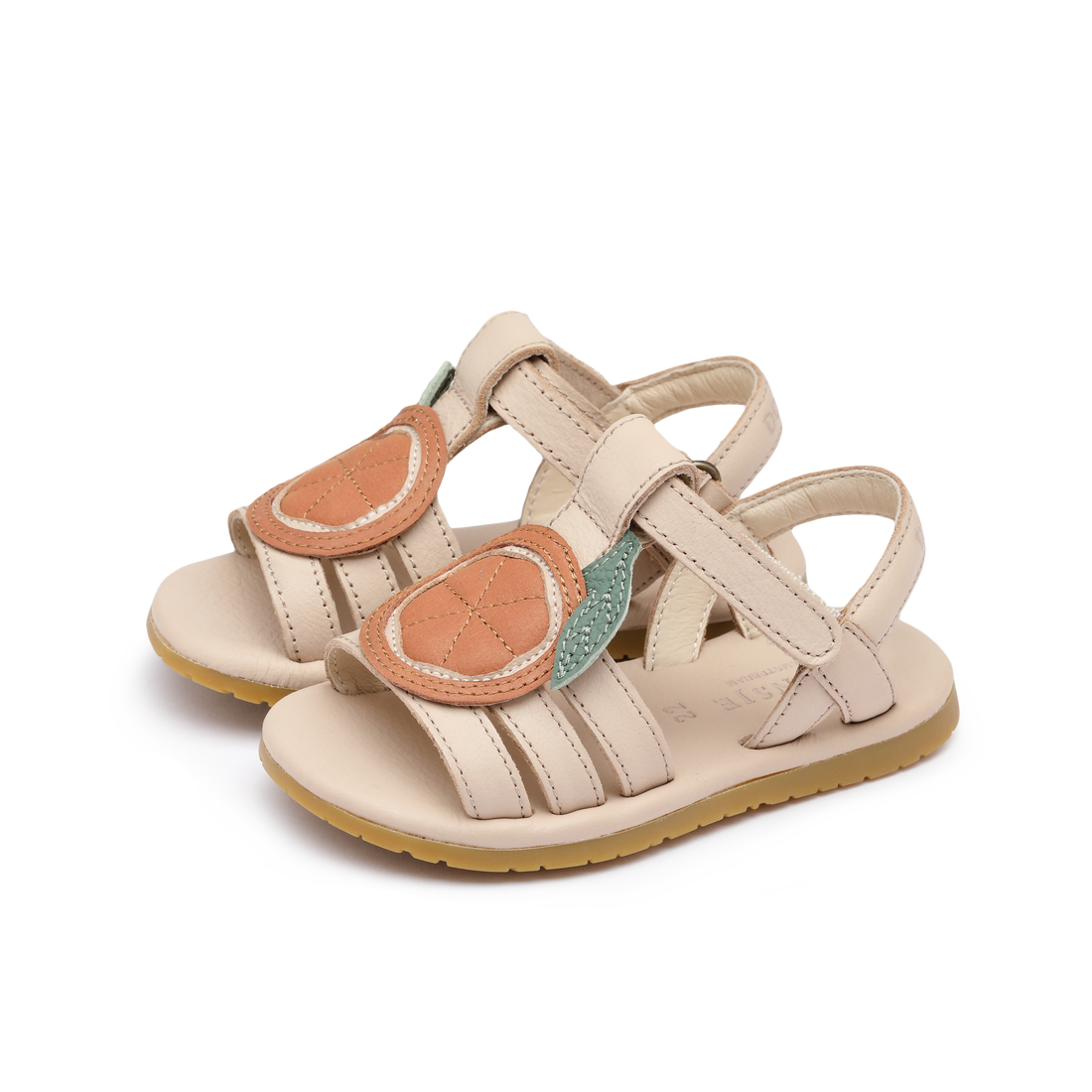 Lodie Sandals | Arancia | Cream Leather