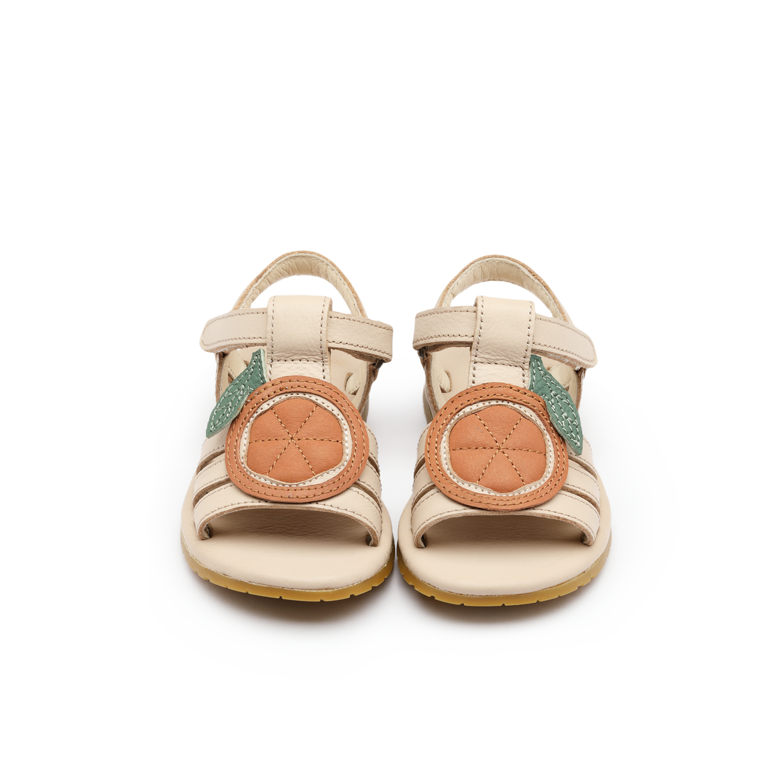 Lodie Sandals | Arancia | Cream Leather
