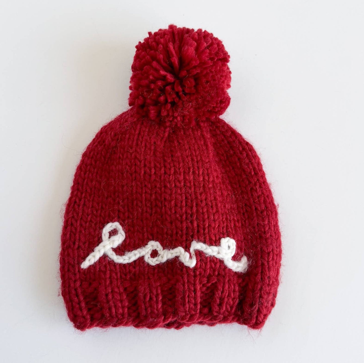 Love Hat Baby Kid Valentine Holiday Red Heart Beanie: XS; 3-6M