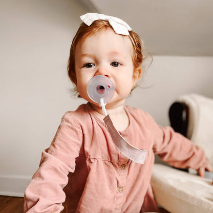 Ali+Oli Linen Pacifier Clips (set of 3)