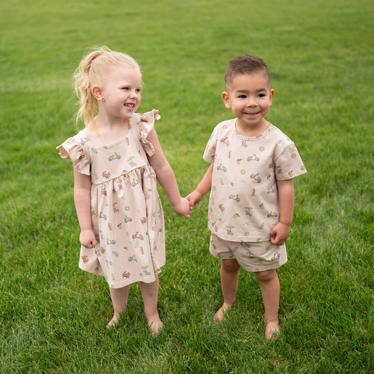 Organic Cotton Flutter Dress | Summer Vibes: 18-24M