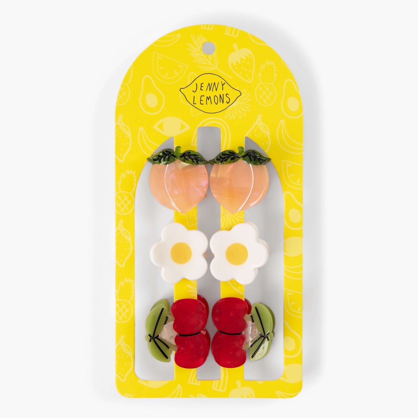 PREORDER: Micro Summer Orchard Hair Claw Clip Set
