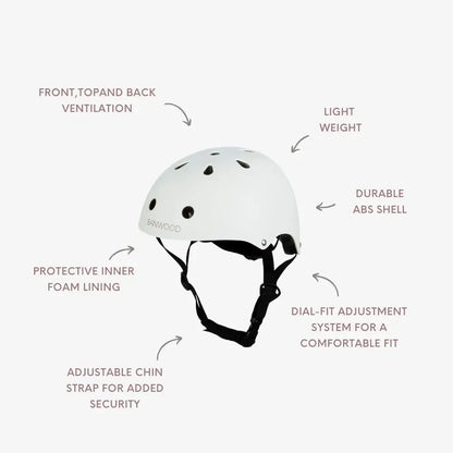 BANWOOD HELMET - MATTE WHITE (50-54 cm)