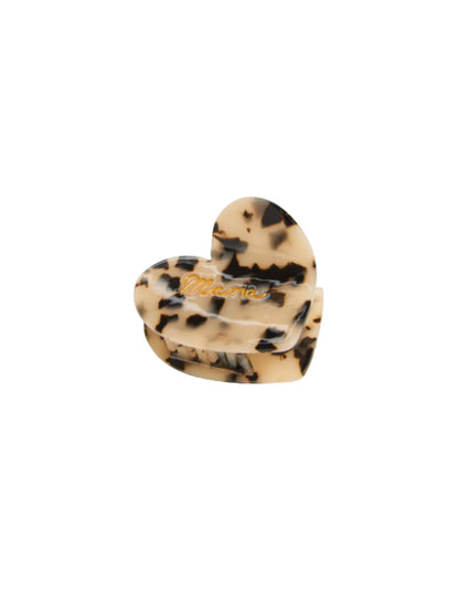 Hand-Painted Mama Heart Acetate Claw Hair Clip | Eco-Friendly