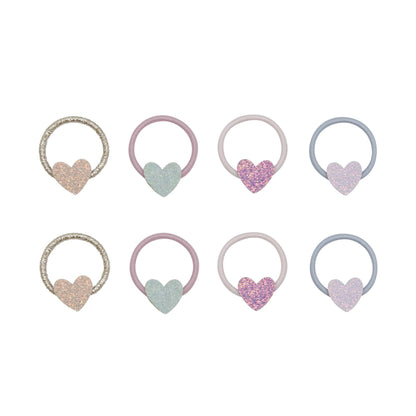 Teeny Heart Mini Hair Ties