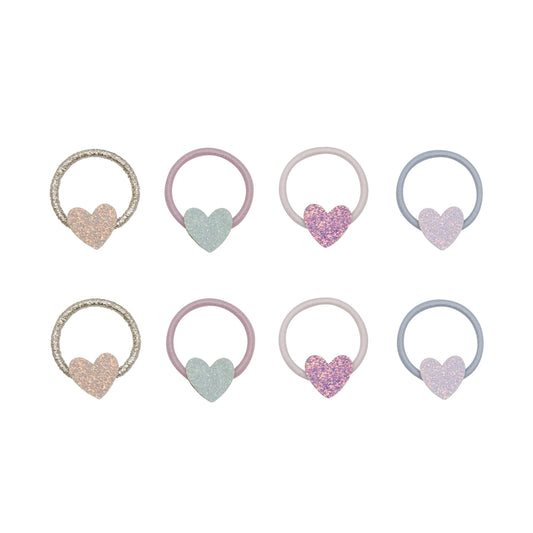 Teeny Heart Mini Hair Ties