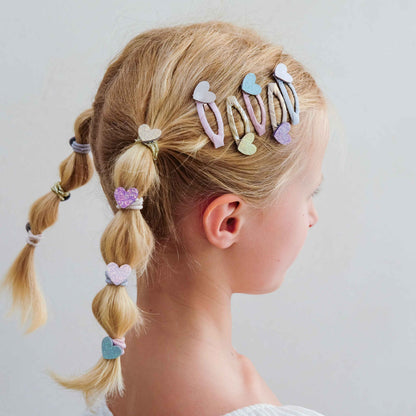 Teeny Heart Mini Hair Ties