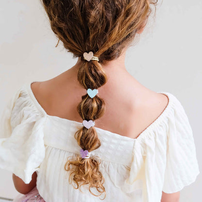 Teeny Heart Mini Hair Ties