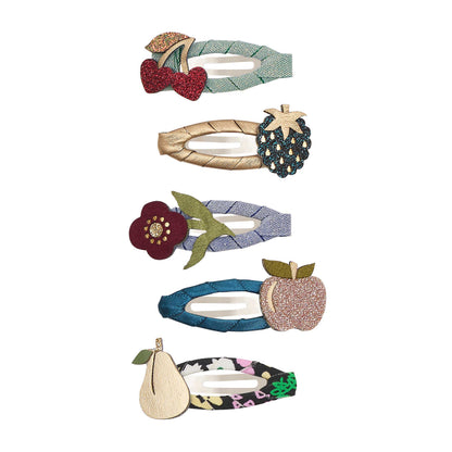 Winter Fruits Mini Hair Clips