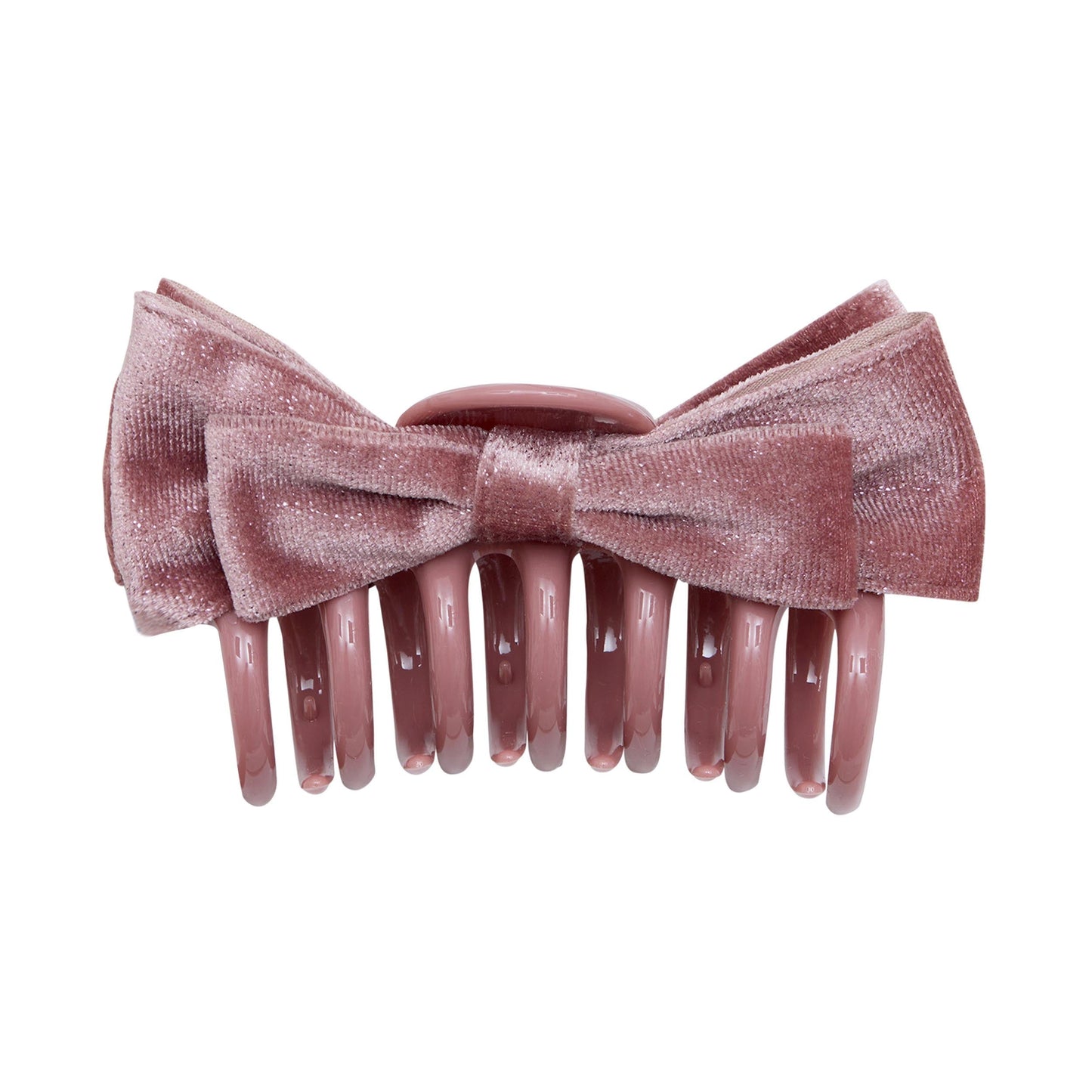 Velvet Bow Giant Claw Clip